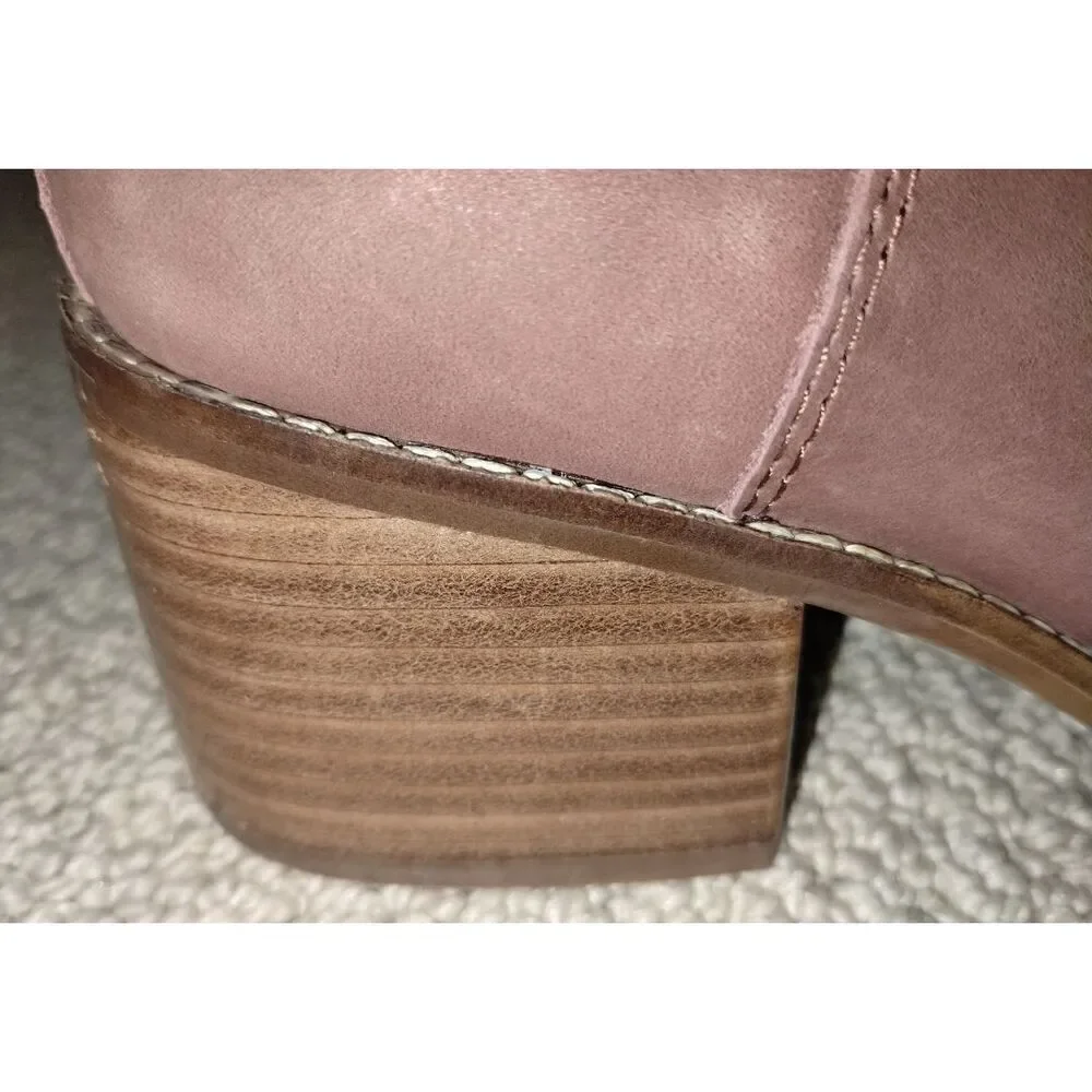 TOMS Women's Burnt Henna Leather Esme Bootie (Size 9.5)